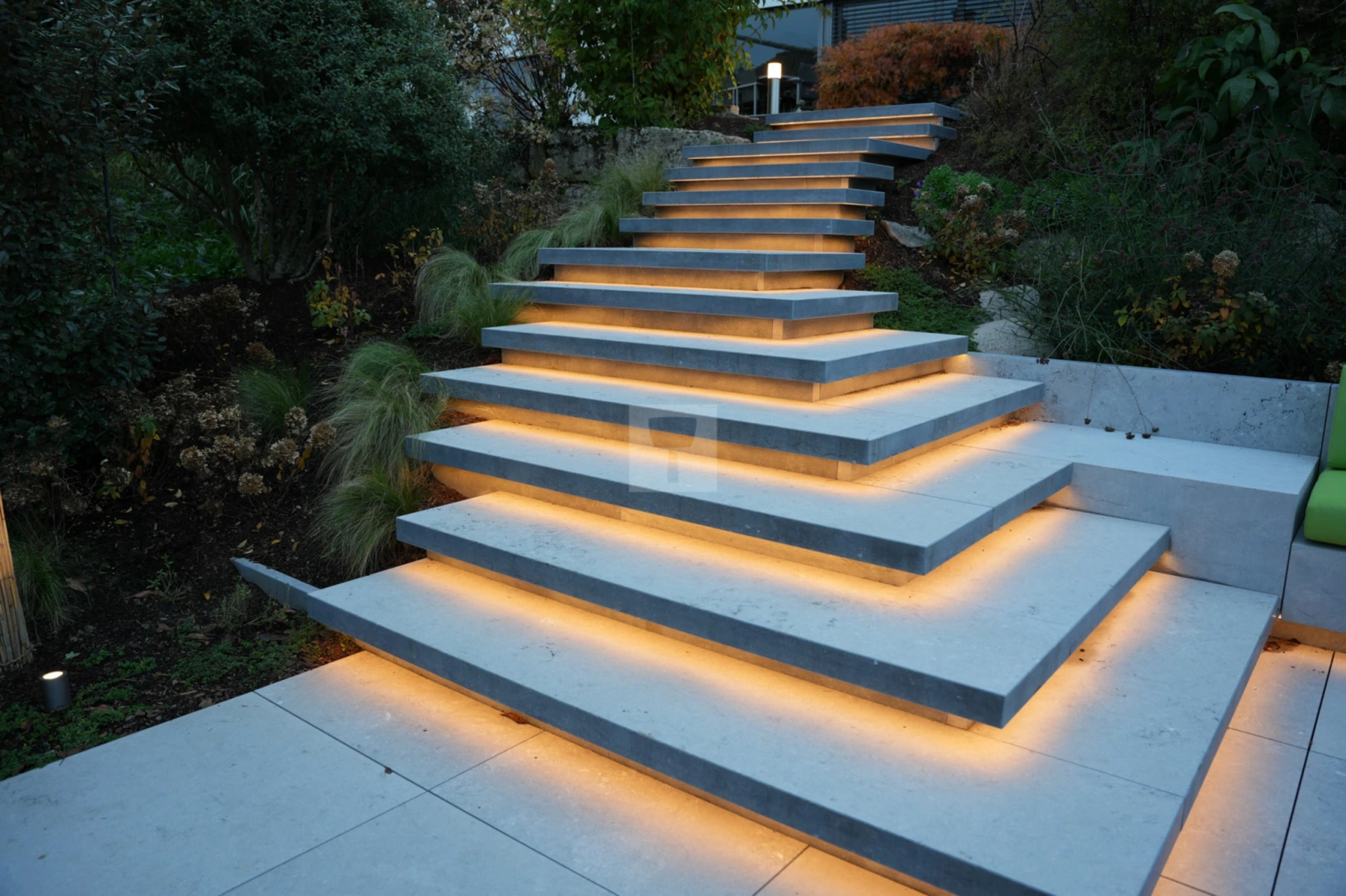 Outdoor stairs and steps