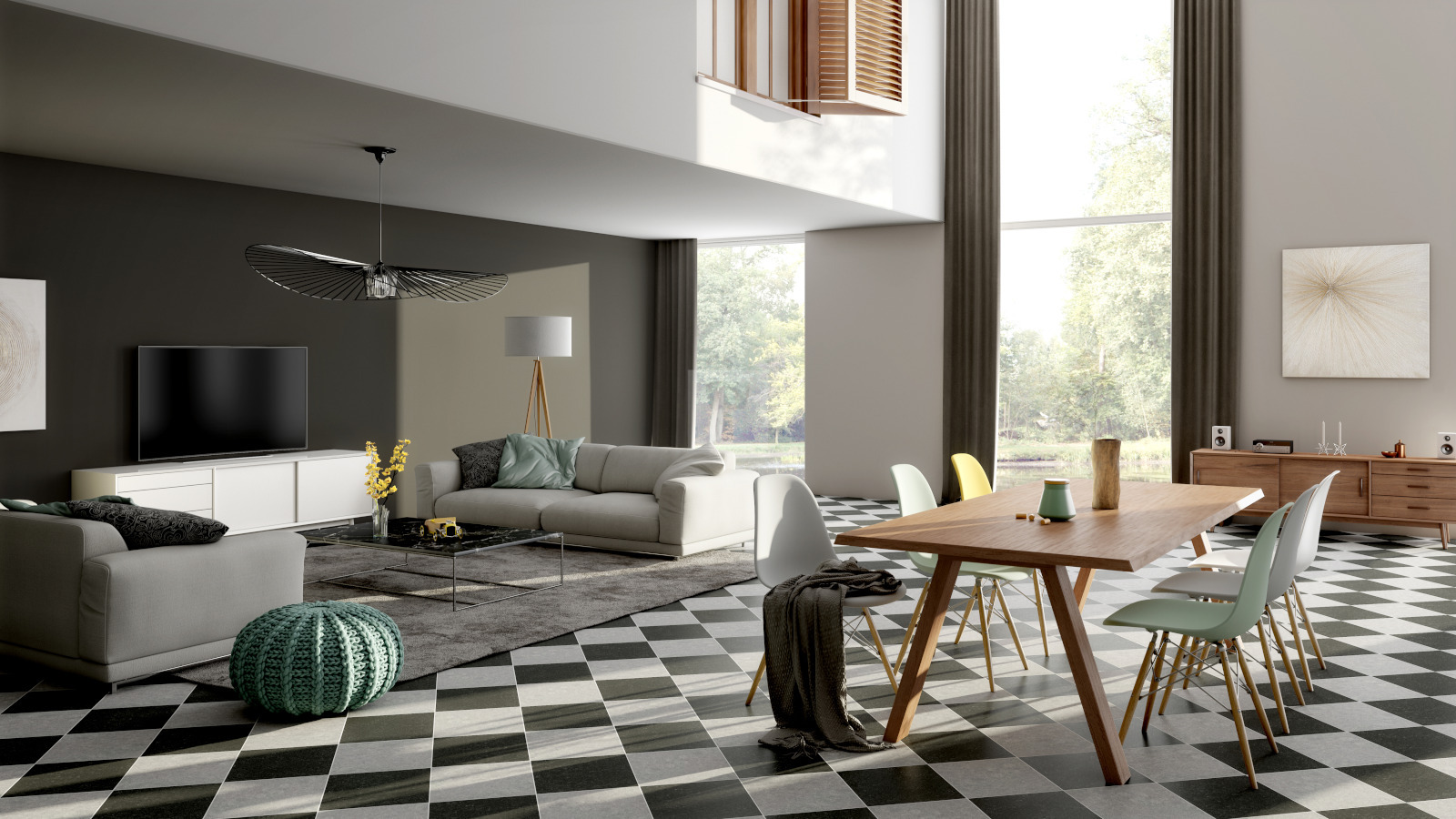 Blue Limestone Floor Patterns – Susa
